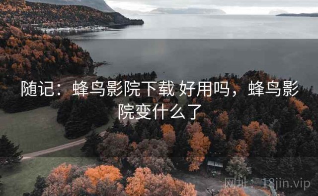 随记：蜂鸟影院下载 好用吗，蜂鸟影院变什么了